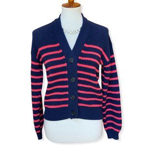 Gap Striped Button Cardigan XS